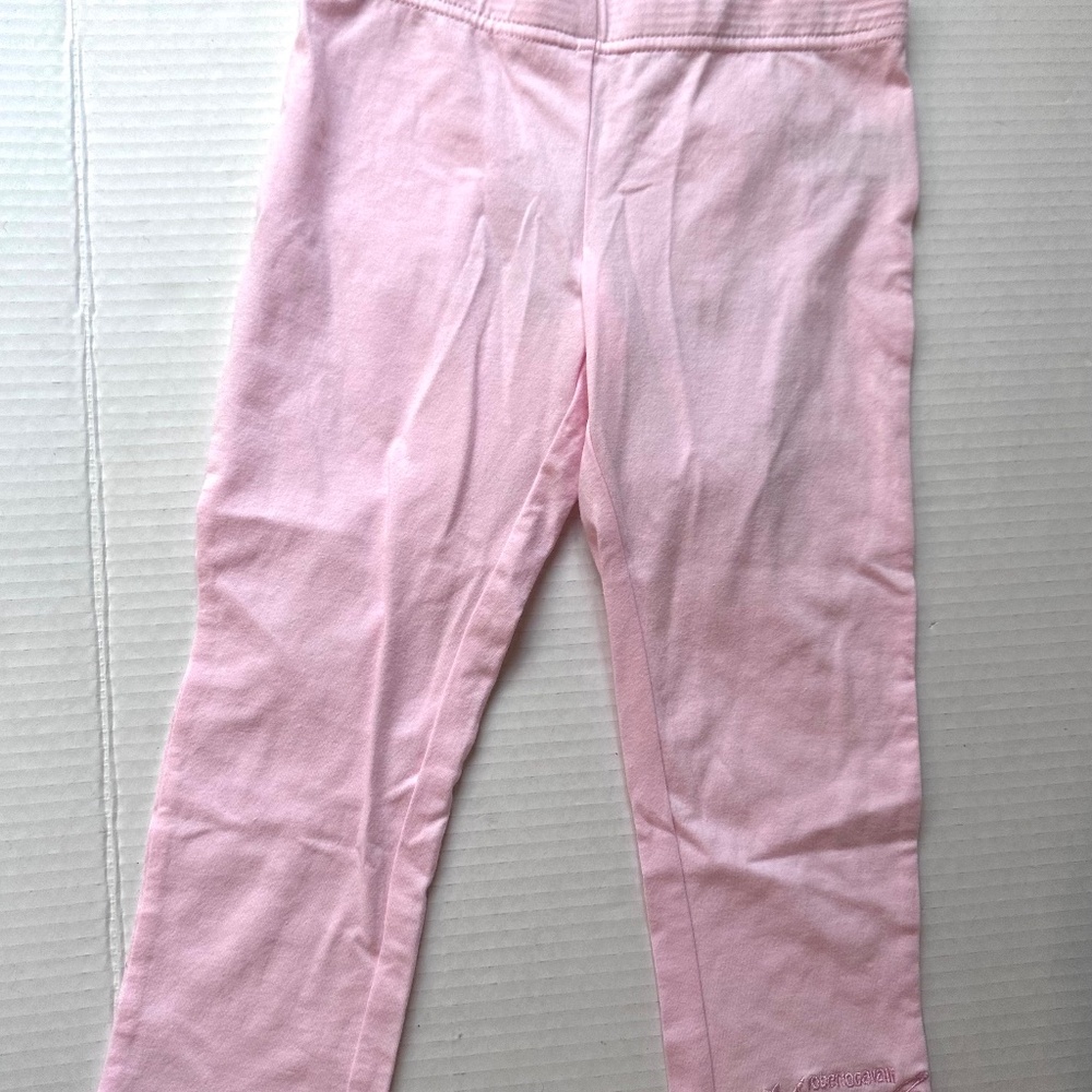 Roberto Cavalli Angels girl's cotton cropped leggings size 6